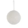 6" WHITE PEARL BEADED BALL ORNAMENT
