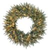 36"D CATSKILL PINE ALL PE LIT WREATH