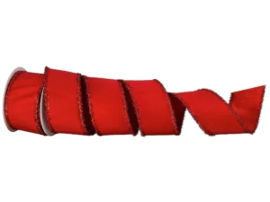 2.5"x10Y METALLIC EDGE FUSED RIBBON