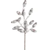 29" BROWN/ WHITE SNOWED PINECONE SPRAY
