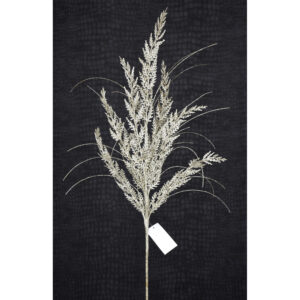 31" PLATINUM GLITTER CEDAR GRASS SPRAY