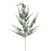 35" GOLD/ GREEN GLITTER BERRY CEDAR SPRAY