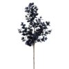 27" METALLIC NAVY EUCALYPTUS SPRAY