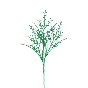 29" HOLIDAY GREEN GLITTER WINTER BERRY SPRAY