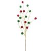 30" RED/ HOLIDAY GREEN/ GOLD TWIG BALL SPRAY