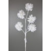 28" WHITE GLITTER POM POM BALL SPRAY