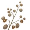 26.5" GOLD/ COPPER GLITTER BALL SPRAY