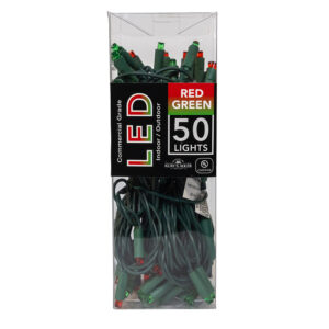 50 LIGHTS 5MM RED/GREEN LED LIGHT SET