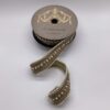 1.75"x5Y JEWEL/ PEARL/ GOLD POIRET TRIM WIRED RIBBON
