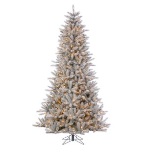 7.5'x51"D FALKLAND FROSTED SPRUCE TREE