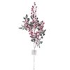 32" RED SNOW BERRY SPRAY WITH LEAVES
