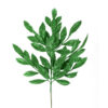 23" HOLIDAY GREEN GLITTER BAYLEAF SPRAY