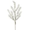 28" PLATINUM METALLIC LEAF SPRAY