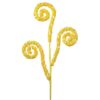 29" YELLOW SEQUIN SPRING CURL SPRAY - SET OF 6