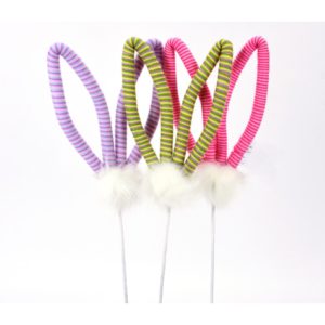 23" HOT PINK/ LAVENDER/ SPRING GREEN RABBIT EAR STEM