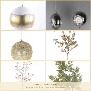 Classic Elegance Christmas Tree Bundle — 9ft Tree