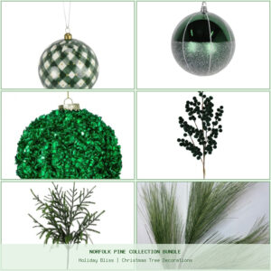 Norfolk Pine Collection Christmas Tree Bundle — 7.5ft Tree