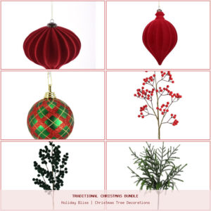 Traditional Christmas Christmas Tree Bundle — 9ft Tree