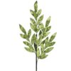 30" APPLE GREEN GLITTER LAUREL/ BAYLEAF SPRAY