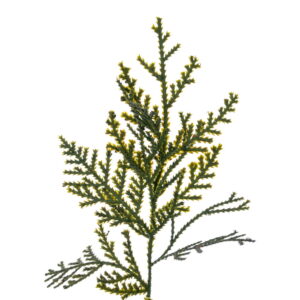 Cedar potted artificial tree UV rated